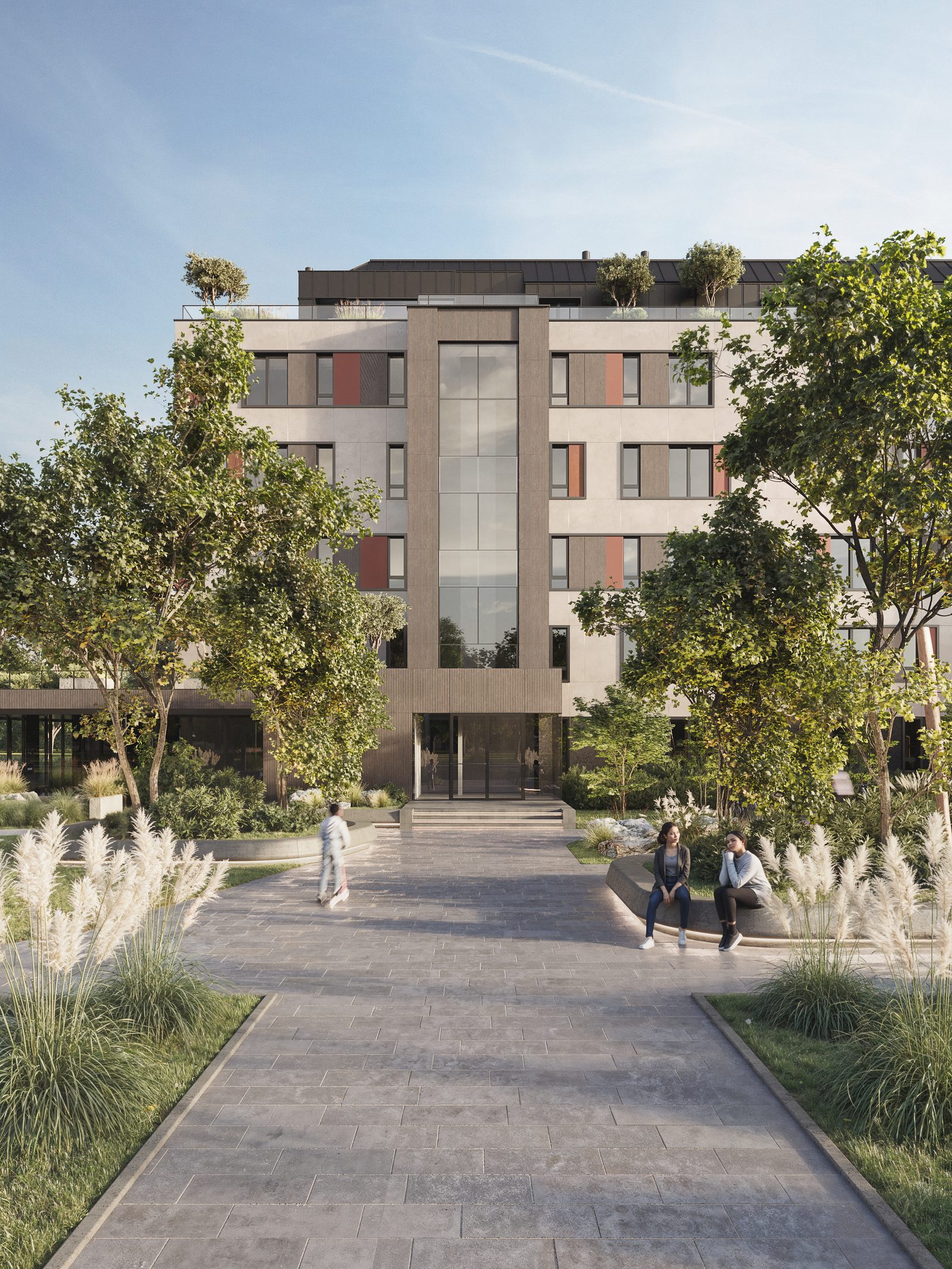 The Swiss Luxury residential block, project visualisation